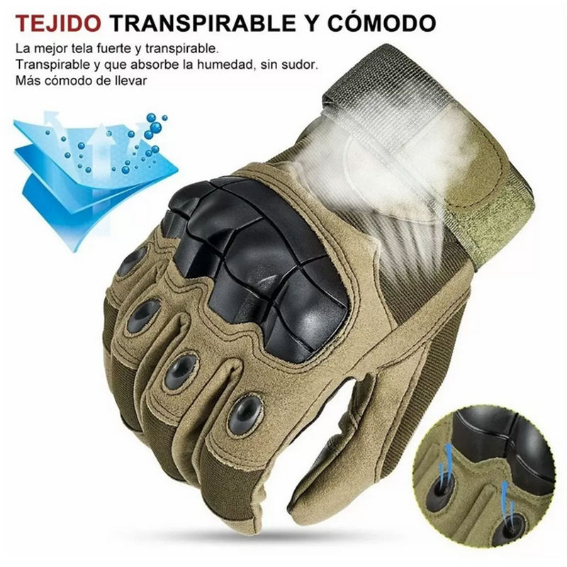 Guantes Tácticos Militares Con Dedos Completos