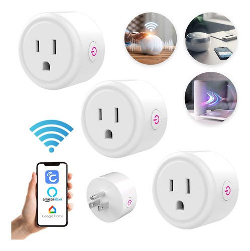 Conector Inteligente Wifi Enchufes Inteligentes Google Home 3pz
