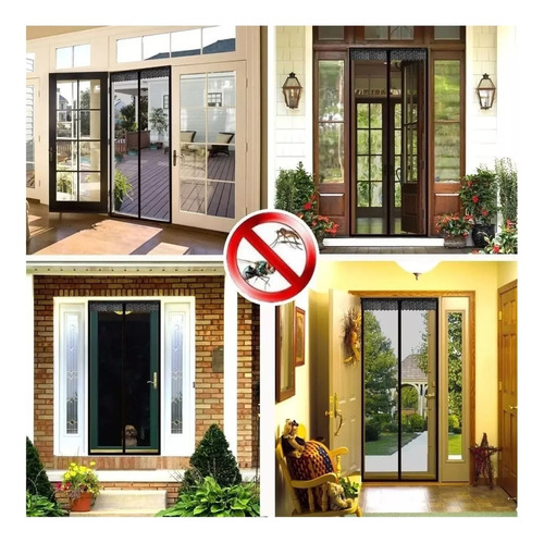  Mosquitero Magnético Cortina De Puerta Anti-mosquito Mosca.