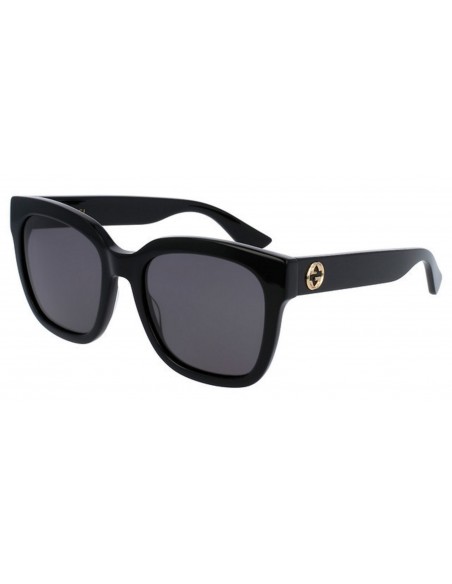 Gucci GG0034S 001 Square Shape Black Gold Original