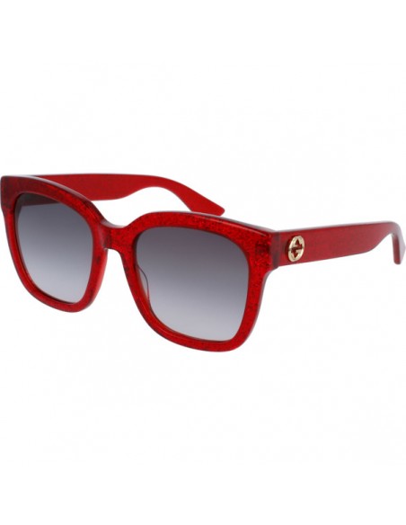 Gucci GG0034S 006 Square Shape Pink Glitter Original