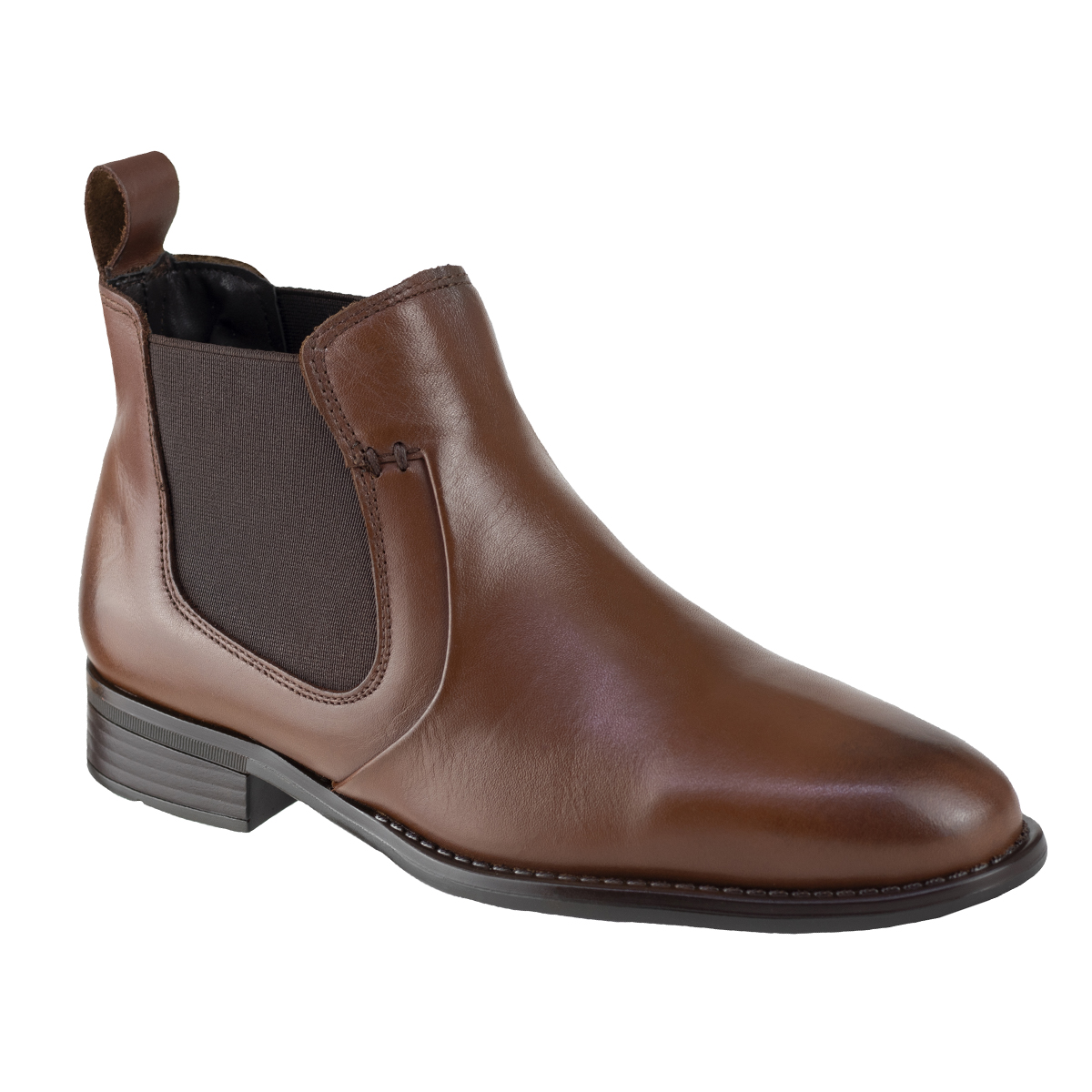 Botin Tipo Chelsea Gino Cherruti De Hombre 2604 Atan Shedron.
