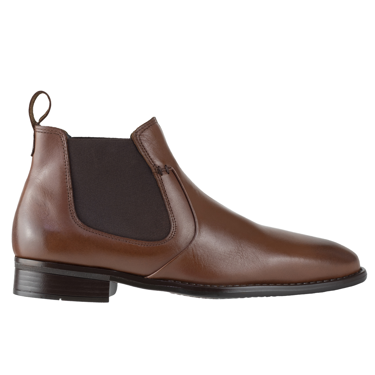 Botin Tipo Chelsea Gino Cherruti De Hombre 2604 Atan Shedron.