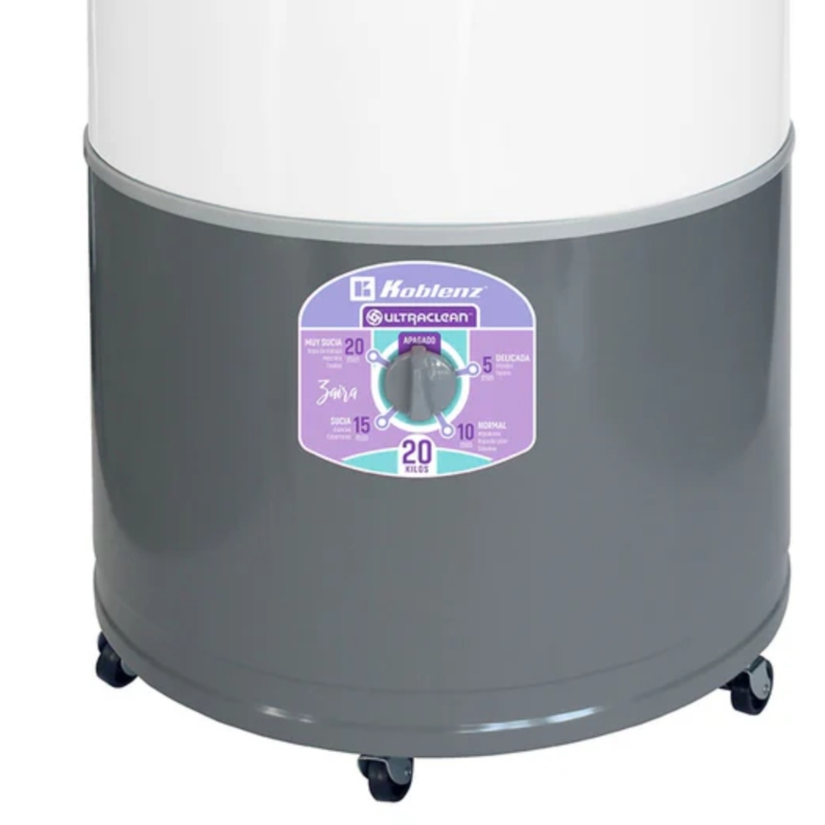 Lavadora Redonda Koblenz LRKF20PZAIRA 20KG Gris ORTY