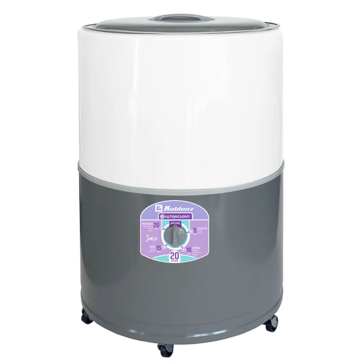 Lavadora Redonda Koblenz LRKF20PZAIRA 20KG Gris ORTY
