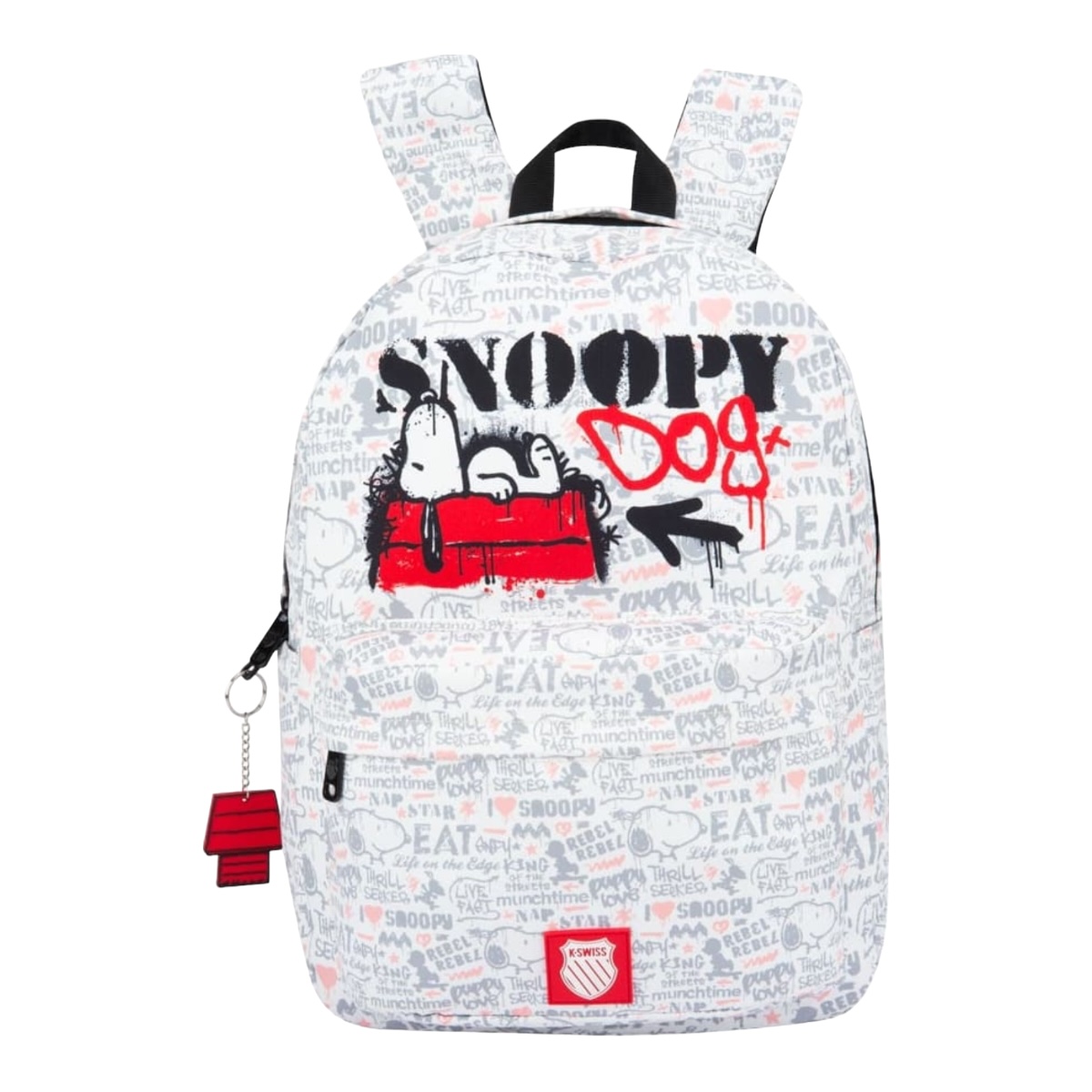 MOCHILA ESCOLAR K SWISS SNOOPY PEANUTS