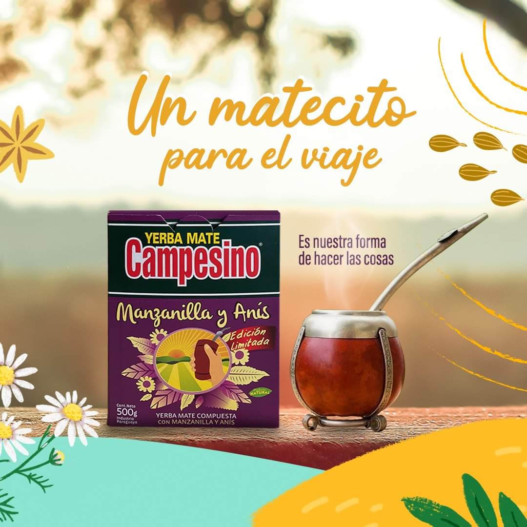 Yerba Mate Campesino Manzanilla y Anís 500 g