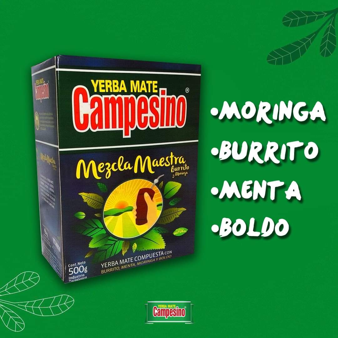 Yerba Mate Campesino Mezcla Maestra.