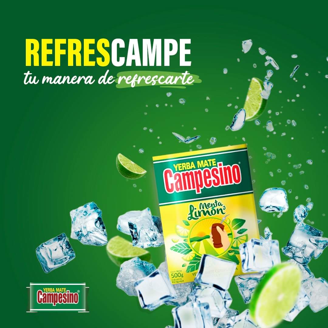 Yerba Mate Campesino Menta y Limón 500 g