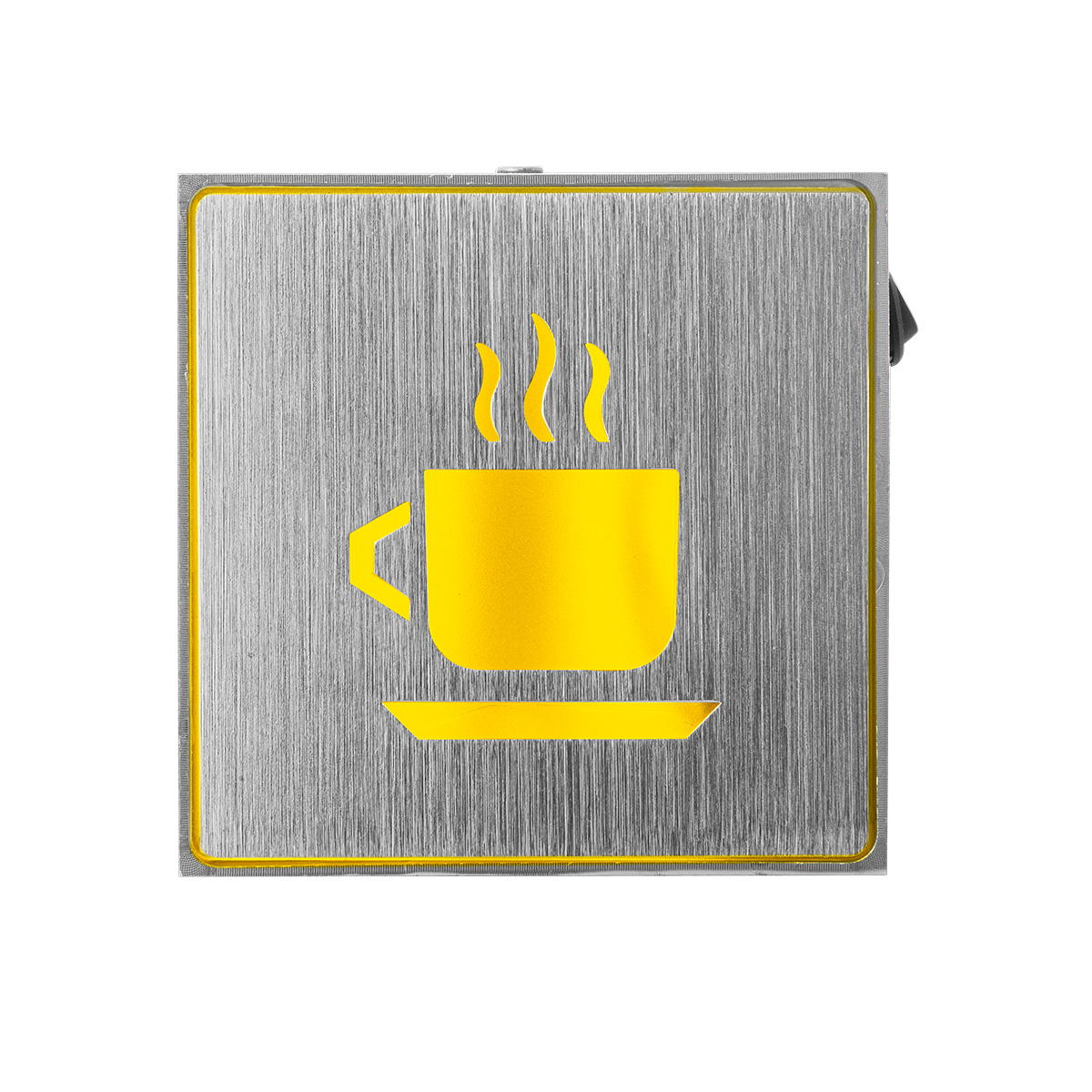 Anuncio Luminoso Color Amarillo Taza De Café Mtl-3006