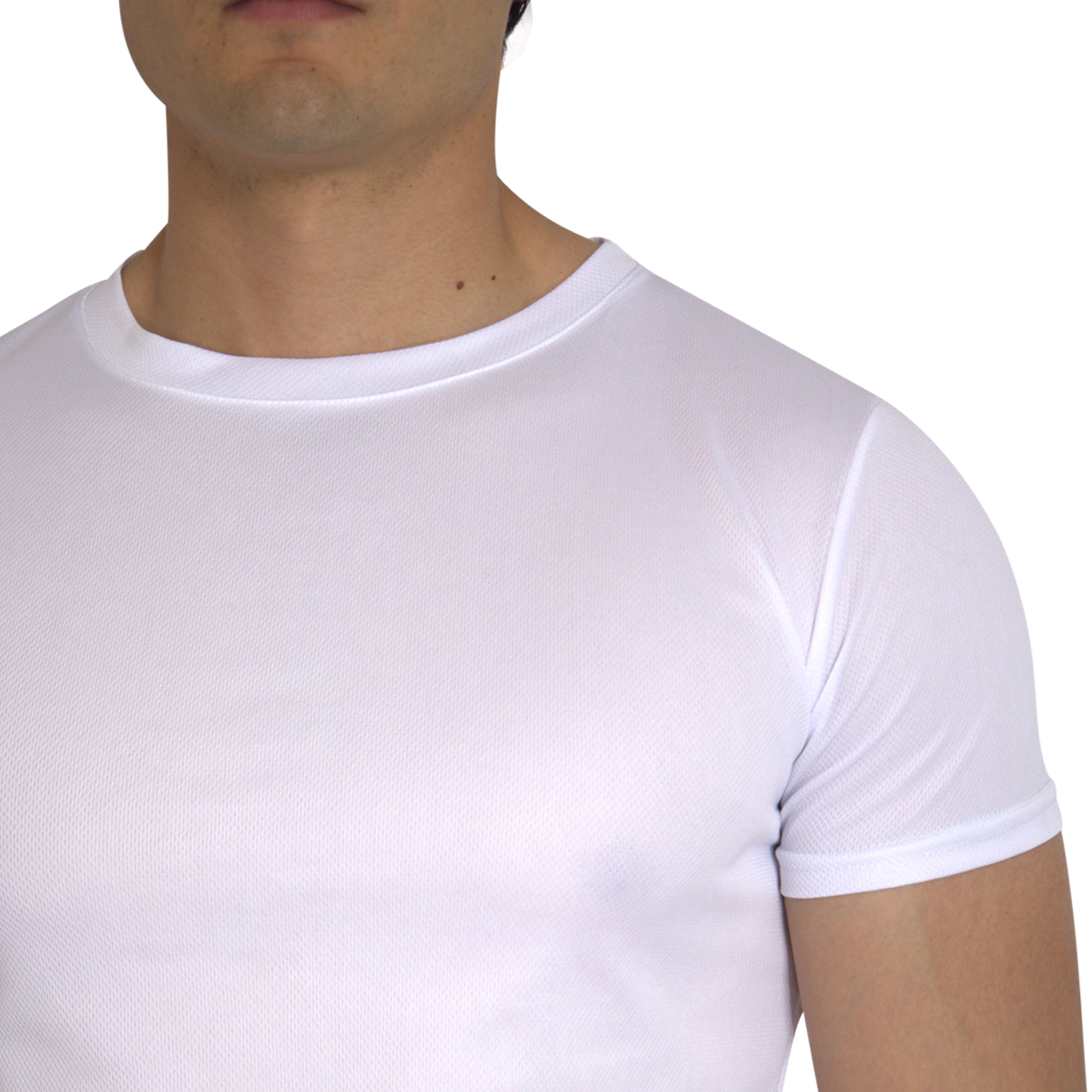 Playera Deportiva Manga Corta Cuello Redondo Color Blanco Para Hombre CHB Chili Beans Clothing Co..