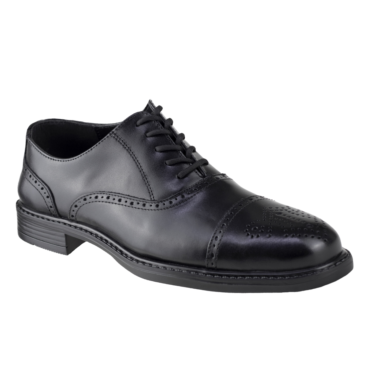 Zapatos Bostonianos Negro Hombre Gino Cherruti 222 Clasico.