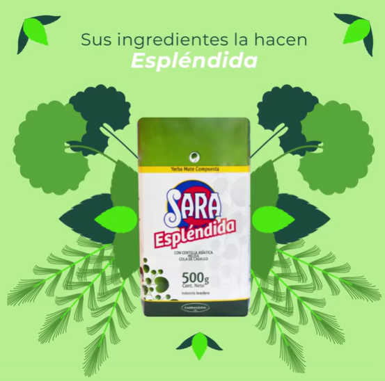 Yerba Mate Sara Espléndida 1 Kg