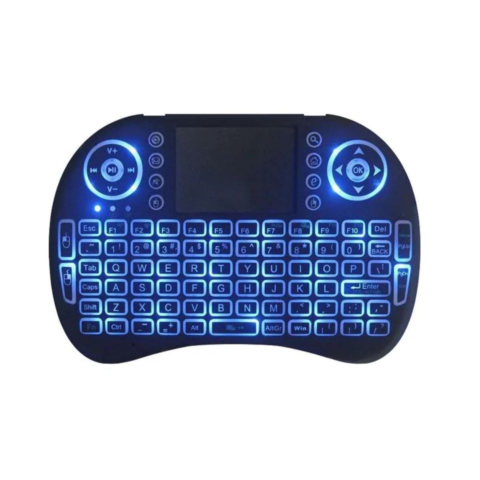 Mini Teclado Pc Inalambrico Bluetooth Touchpad Iluminado gamer consola tv box smart tv pantalla led