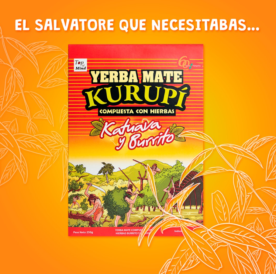 Yerba Mate Kurupí con Katuava y Burrito 500 g