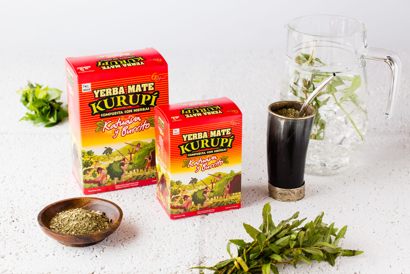 Yerba Mate Kurupí con Katuava y Burrito 500 g