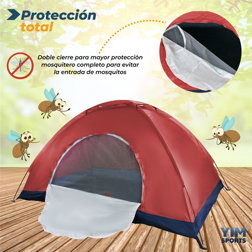 Casa Tienda De Campaña Impermeable 2 Personas Iglu Campismo