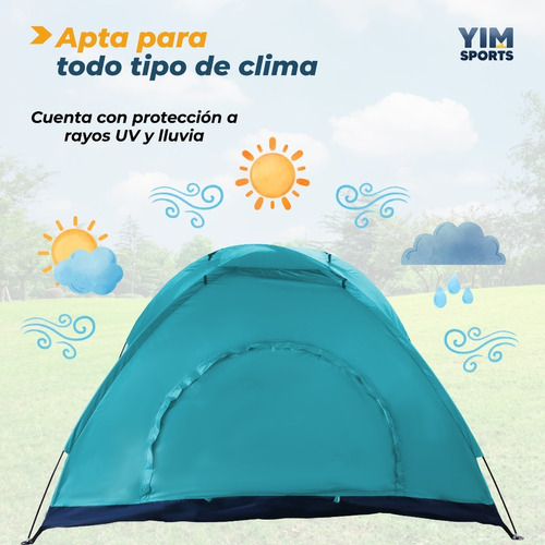 Casa Tienda De Campaña Impermeable 2 Personas Iglu Campismo