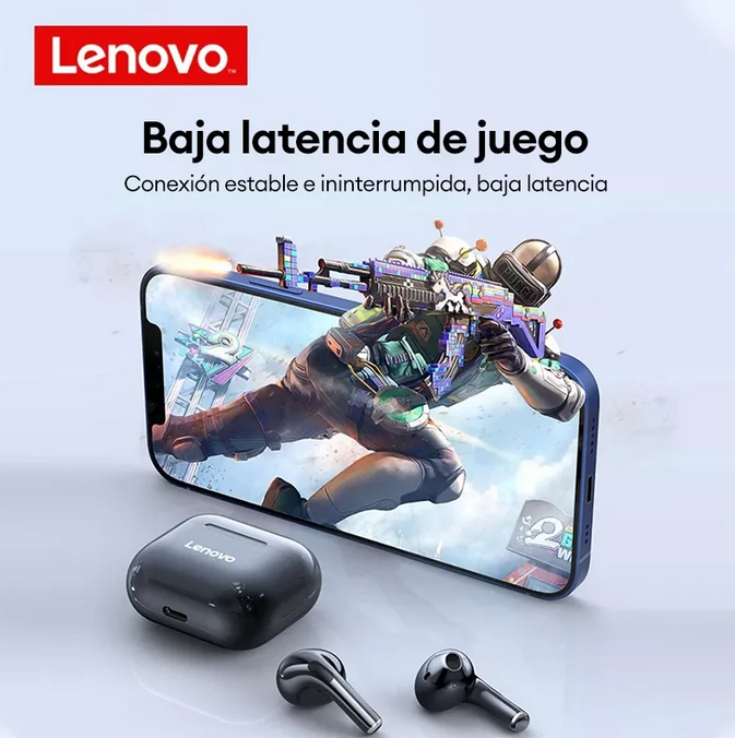 Audífonos in-ear inalámbricos Lenovo LivePods LP40 Blancos