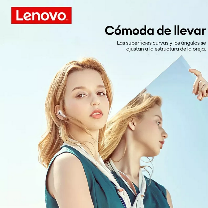 Audífonos in-ear inalámbricos Lenovo LivePods LP40 Blancos
