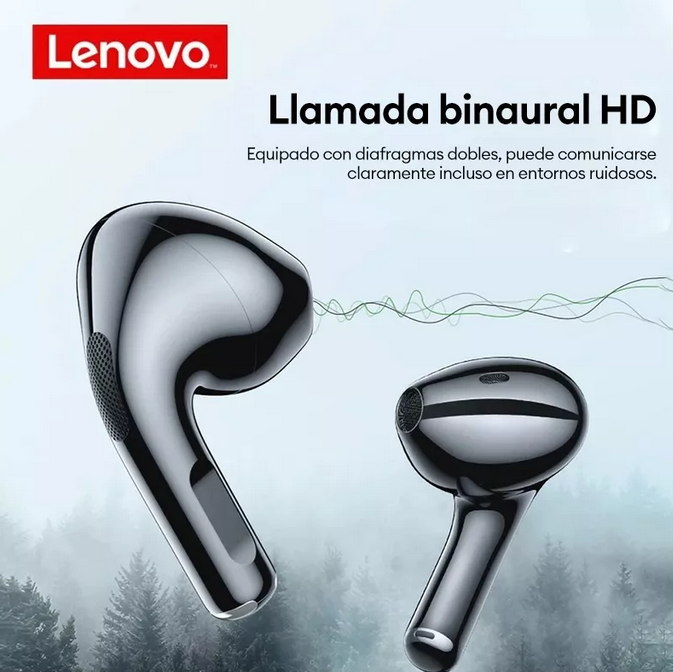 Audífonos in-ear inalámbricos Lenovo LivePods LP40 Blancos