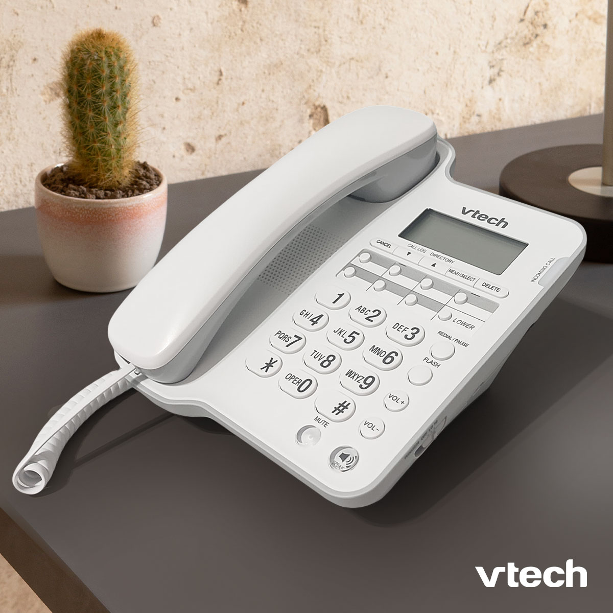 Teléfono De Casa Sencillo Vt680w Blanco Vtech - Foto 9