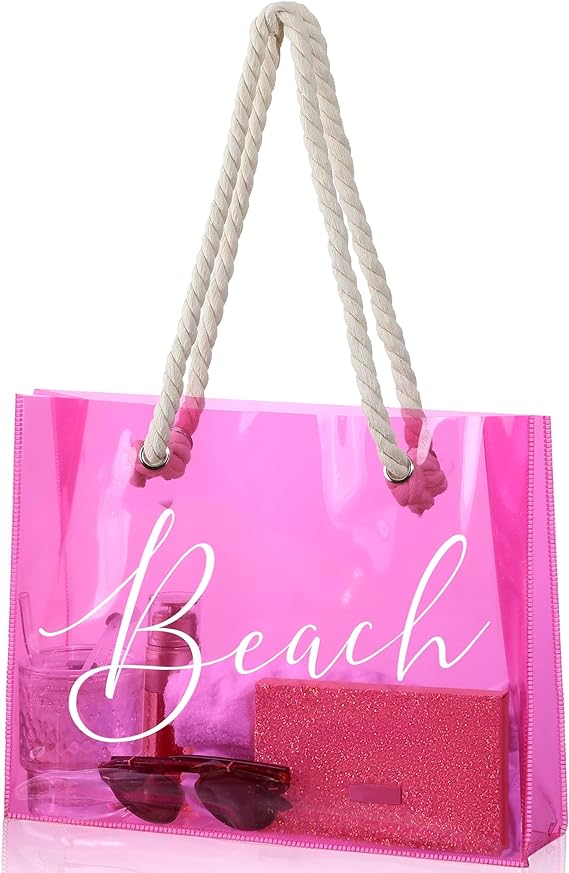 Bolso playa transparente grande hotsell