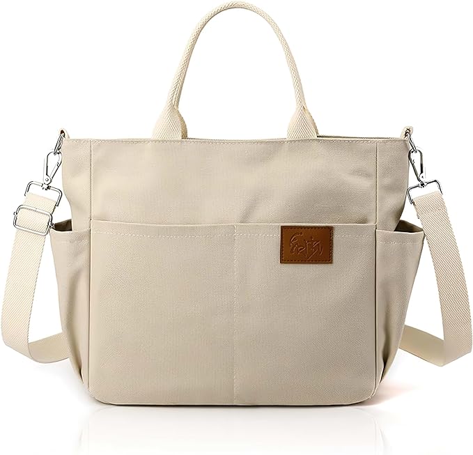 Bolsos De Hombro De Lona Bolsa Bolso Bandolera De Lona Para Mujer