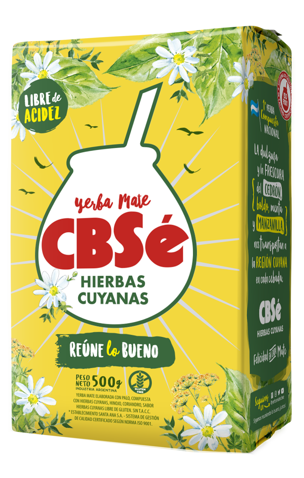 Yerba Mate Cbsé Hierbas Cuyanas 500 g.