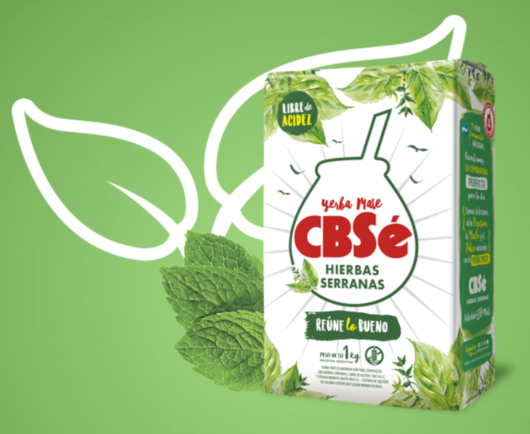Yerba Mate Cbsé Hierbas Serranas 500 g.