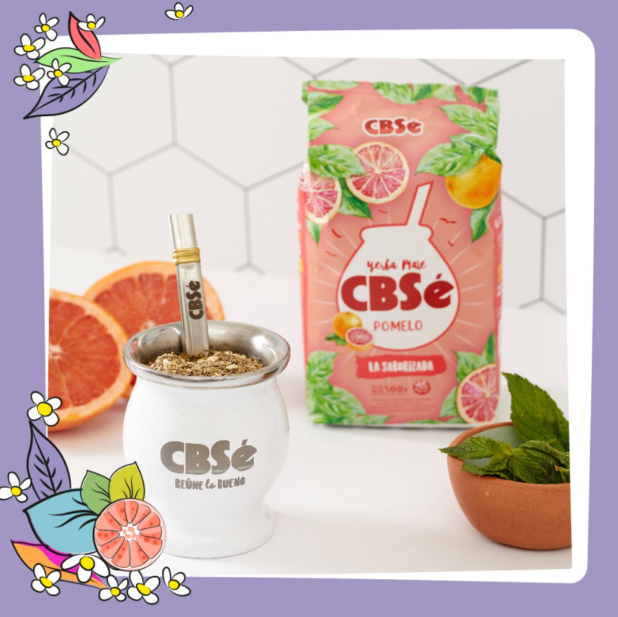 Yerba Mate Cbsé Pomelo 500 g.