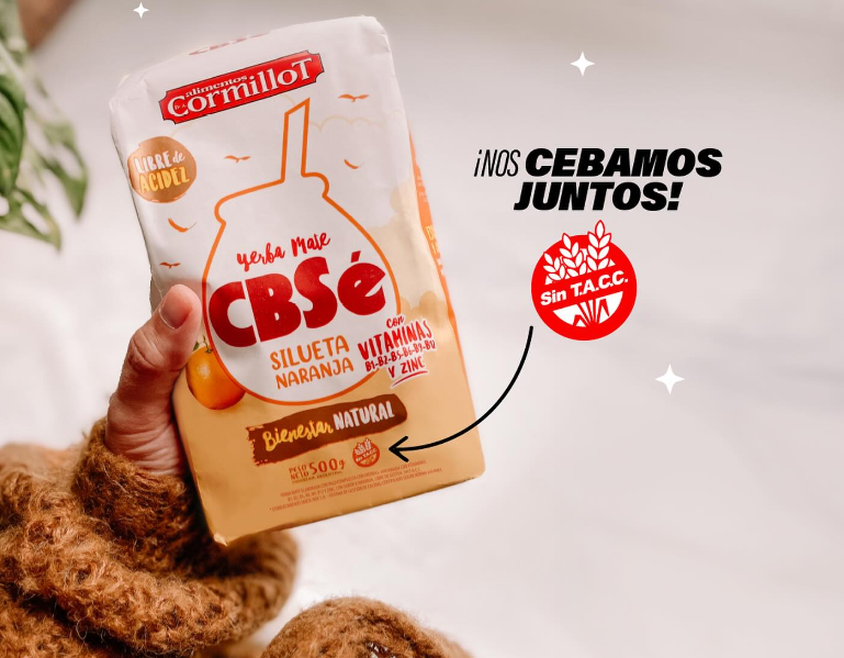 Yerba Mate Cbsé Silueta Naranja 500 g.