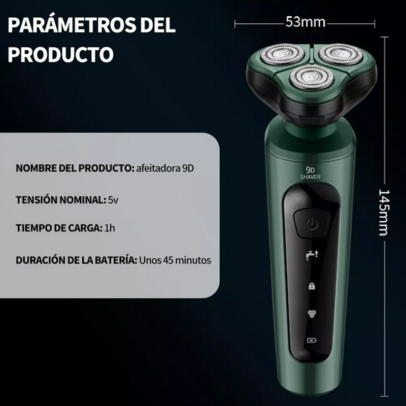 Rasuradora Electrica Afeitadora Barba Pelo Nariz Orejas 4en1