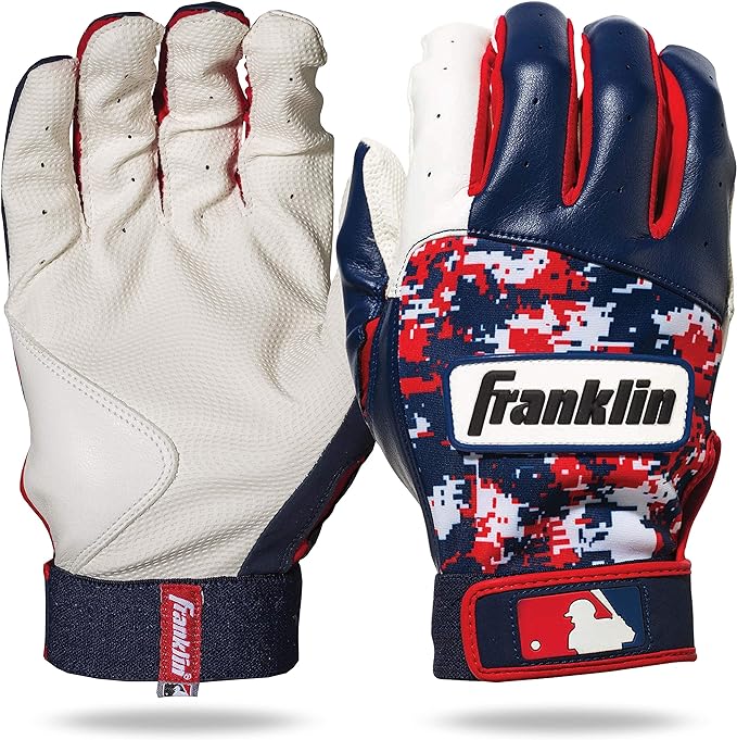 A Franklin Sports 2016 MLB Digi-Camo Guantes de bateo (1 par)