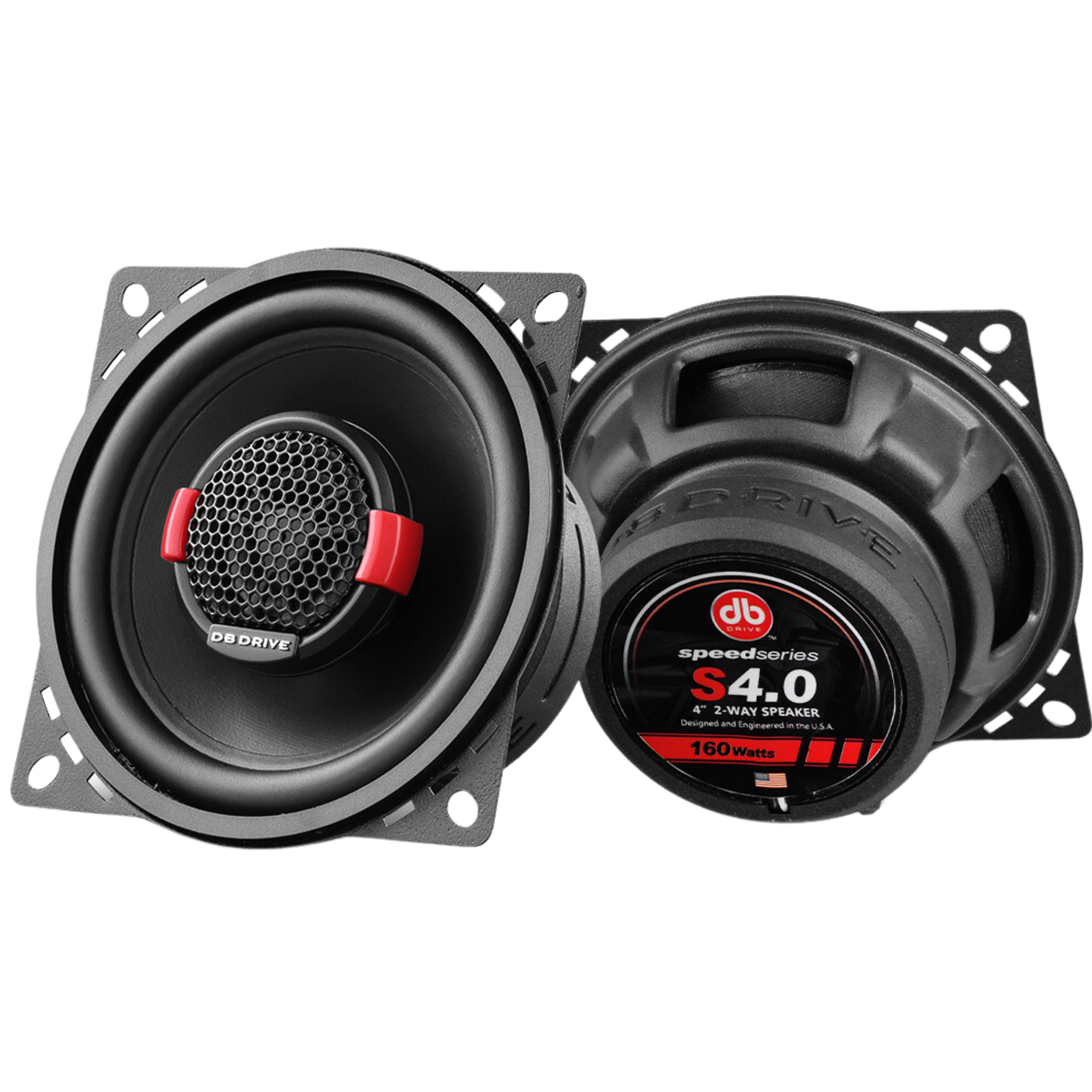 Set de Bocinas Coaxiales DB Drive S4.0 160 Watts 4 Pulgadas 4 Ohms .