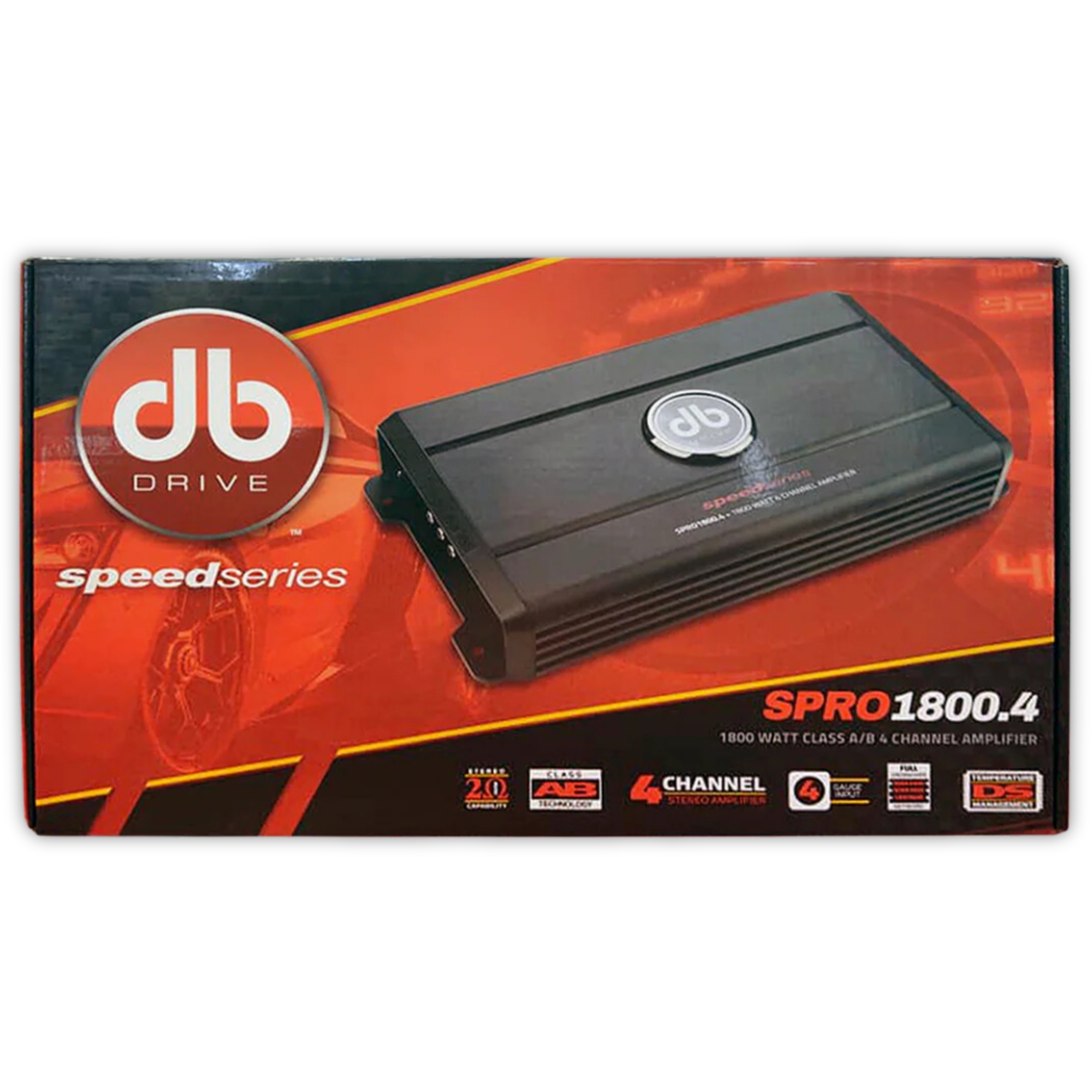 Amplificador 4 Canales Db Drive Spro1800.4 1800w 2ohms .