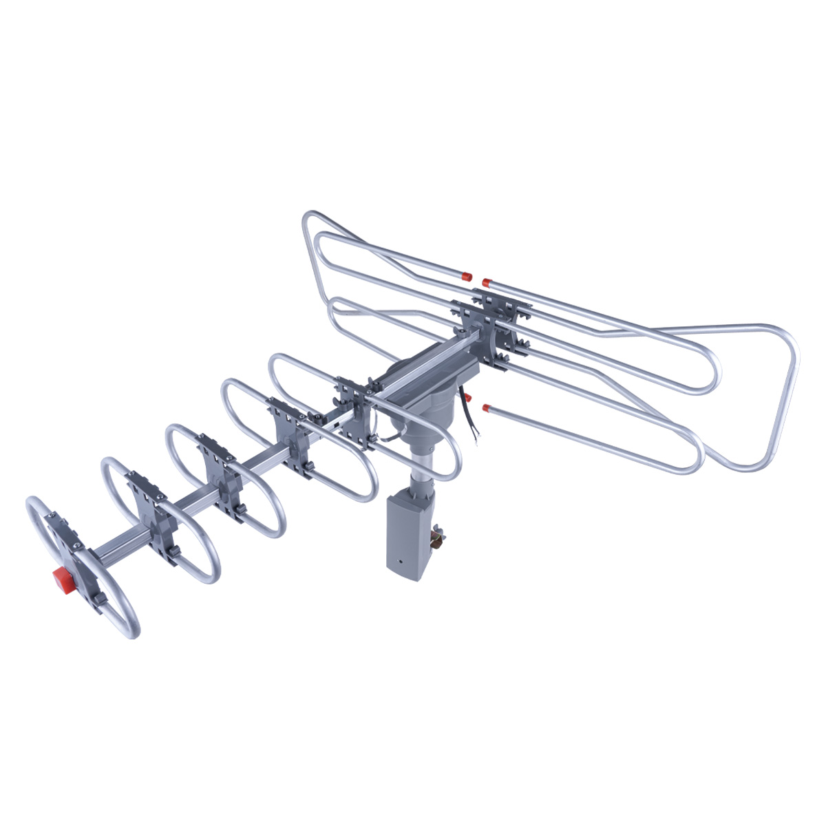 Antena Aérea Giratoria 360 Hdtv Booster Plegable Cra-5000