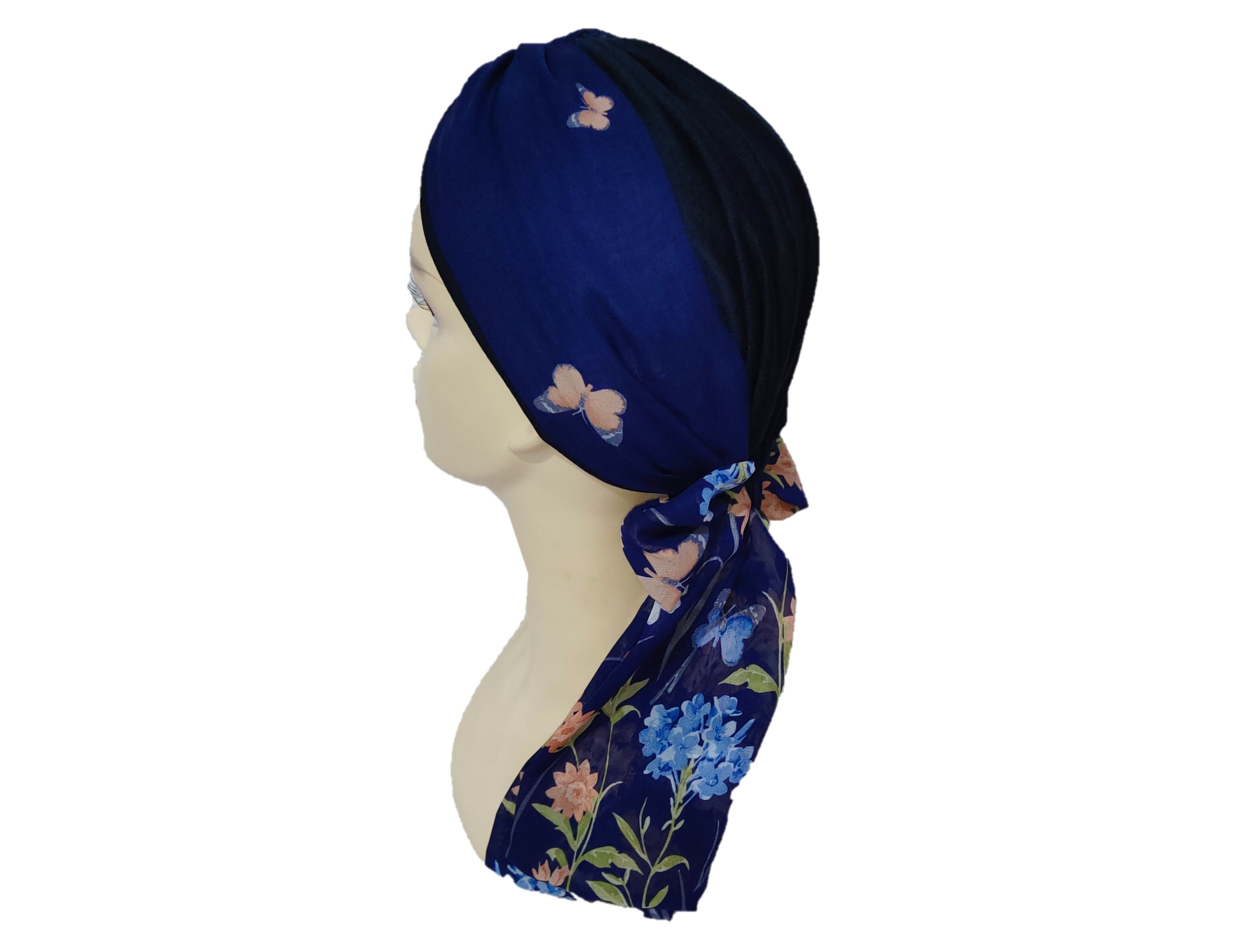 Turbantes elegantes para mujer TYAMIA (2 Piezas): Oncológico, Alopecia.