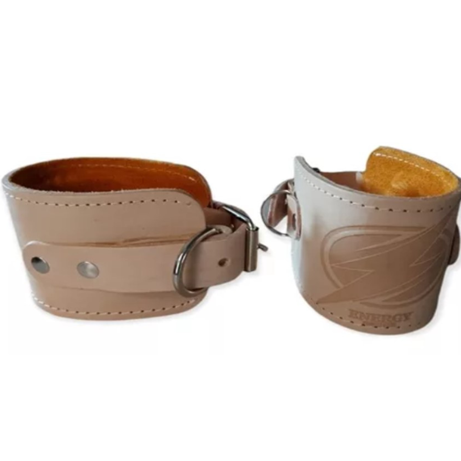 Grilletes Para Tobillo Energy Z De Piel Para Gym