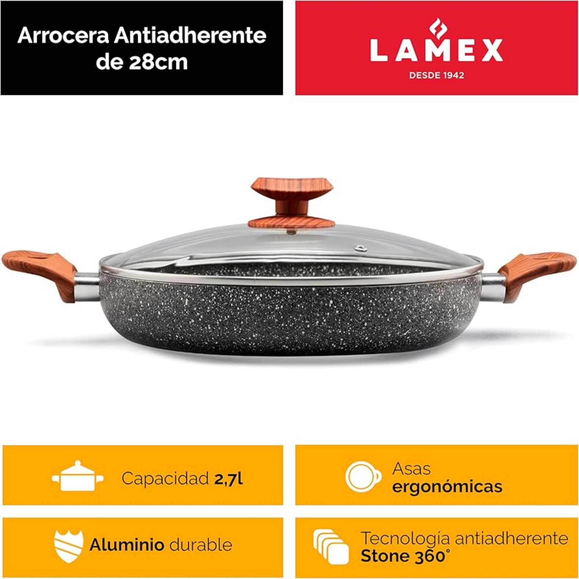 Sauteuse 24 Cm Sauteuse Antiadhérente Avec Couvercle Balance Moonmist 26cm Leo | Maisons Du Monde Wok 36 Cm