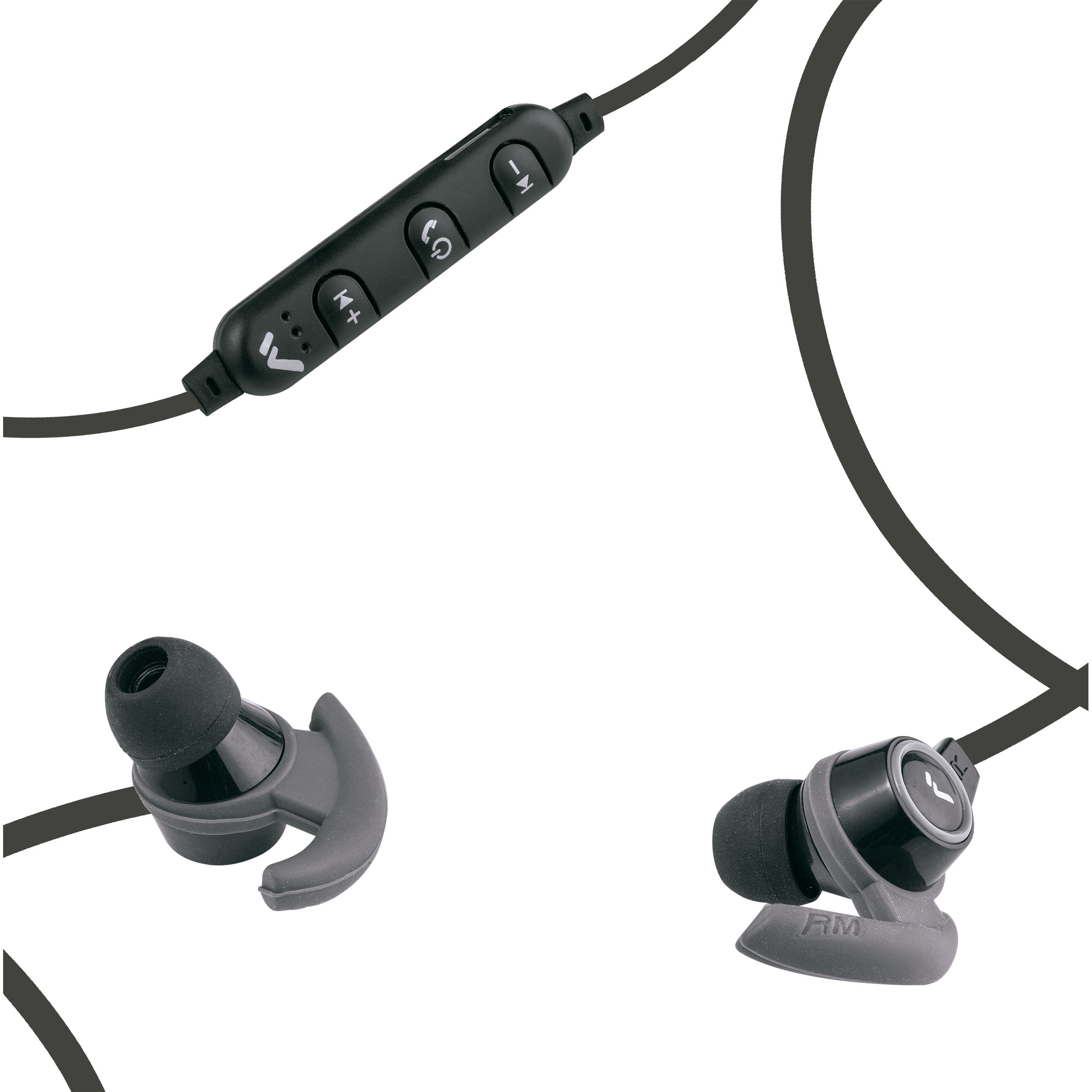 Audífonos Manos Libres Con Sujetador Bluetooth Mh-9312BK