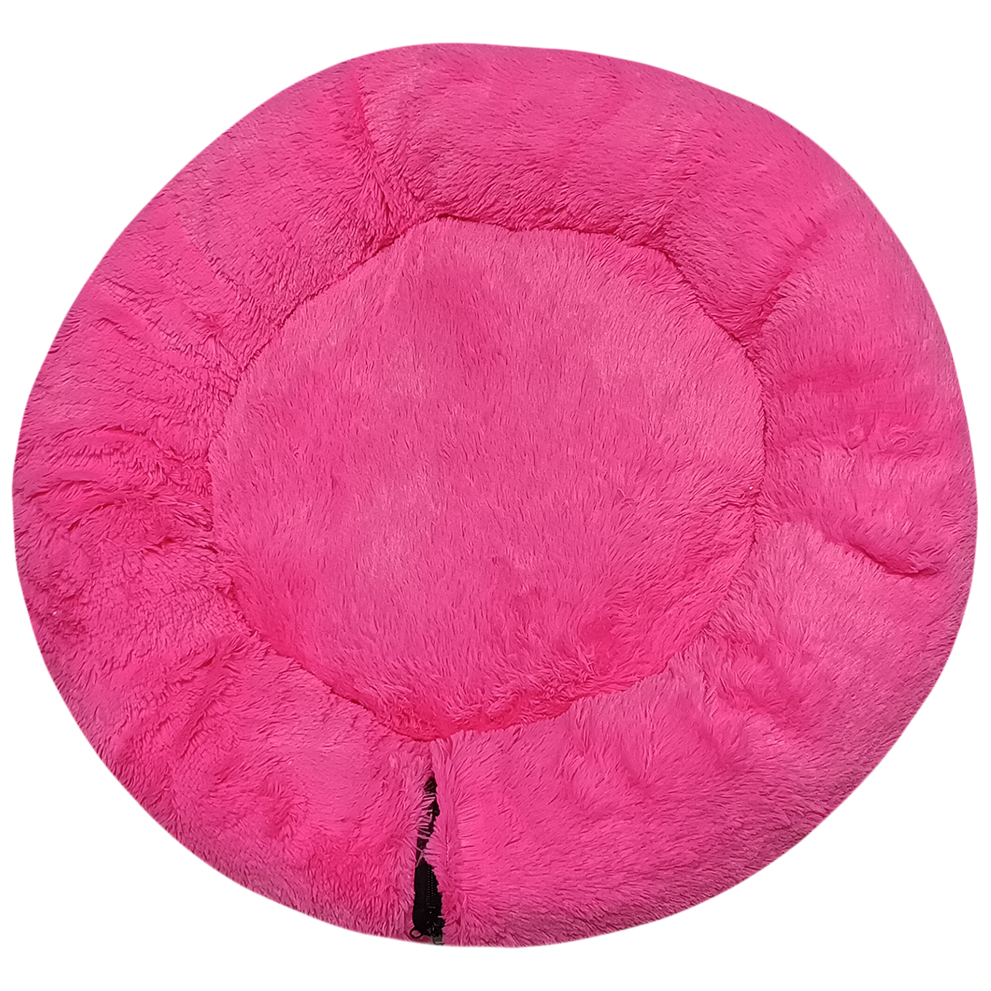 Cama para perro o gato de Peluche Confortable, Tres Tamaños, Color Rosa Blitz.