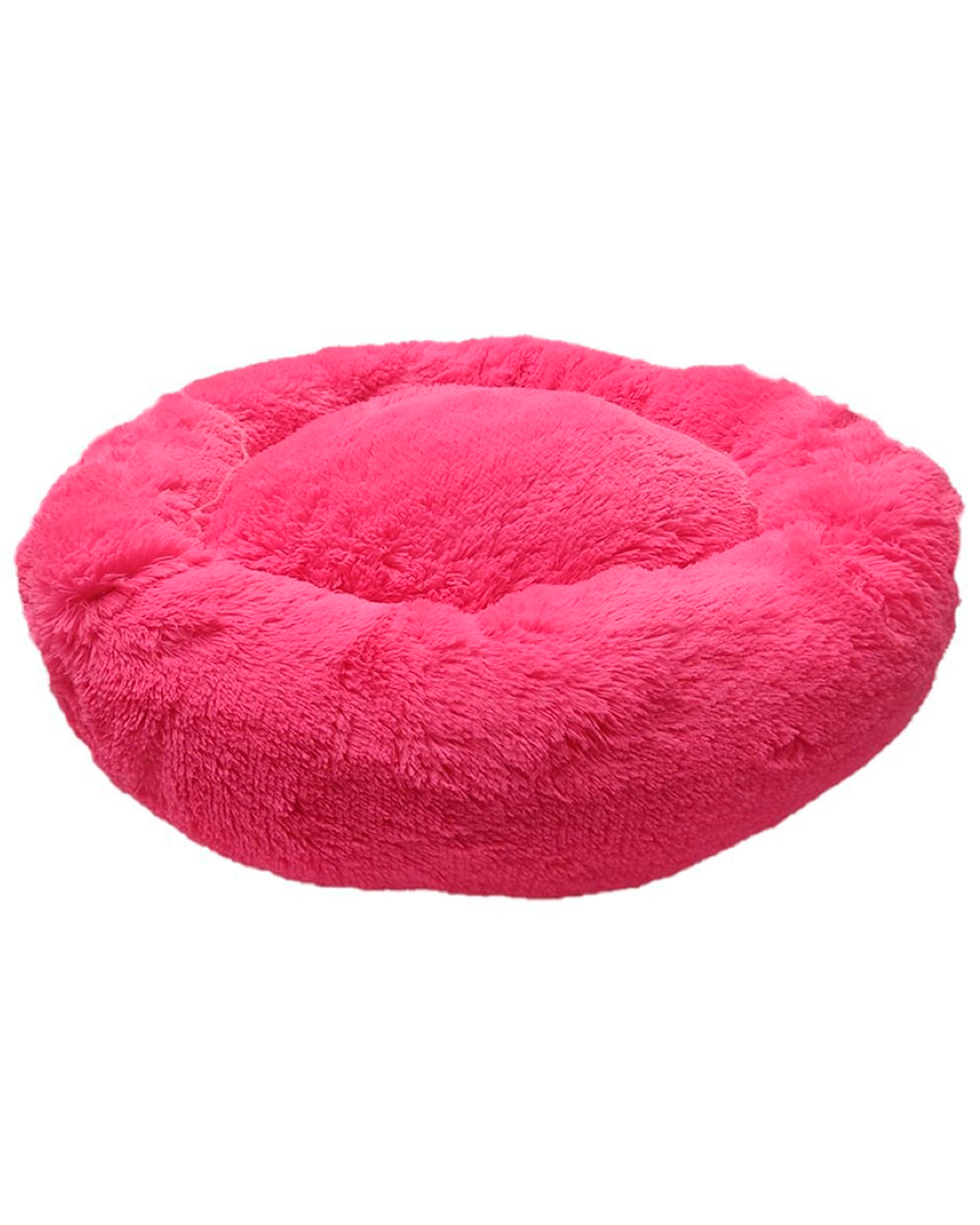 Cama para perro o gato de Peluche Confortable, Tres Tamaños, Color Rosa Blitz.