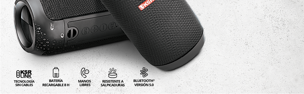 Bocina Recargable Bluetooth® KAISER Con Tecnología KSR-Link 9.2 KSW-2006