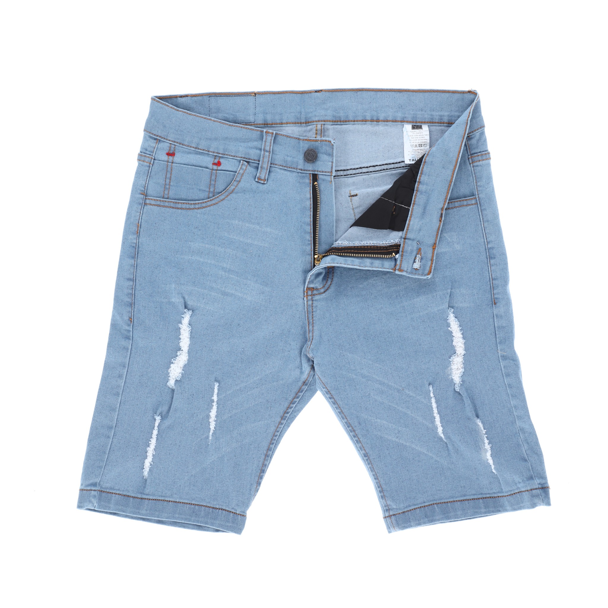 Bermuda De Mezclilla Claro Para Hombre CHB Chili Beans Clothing Co..