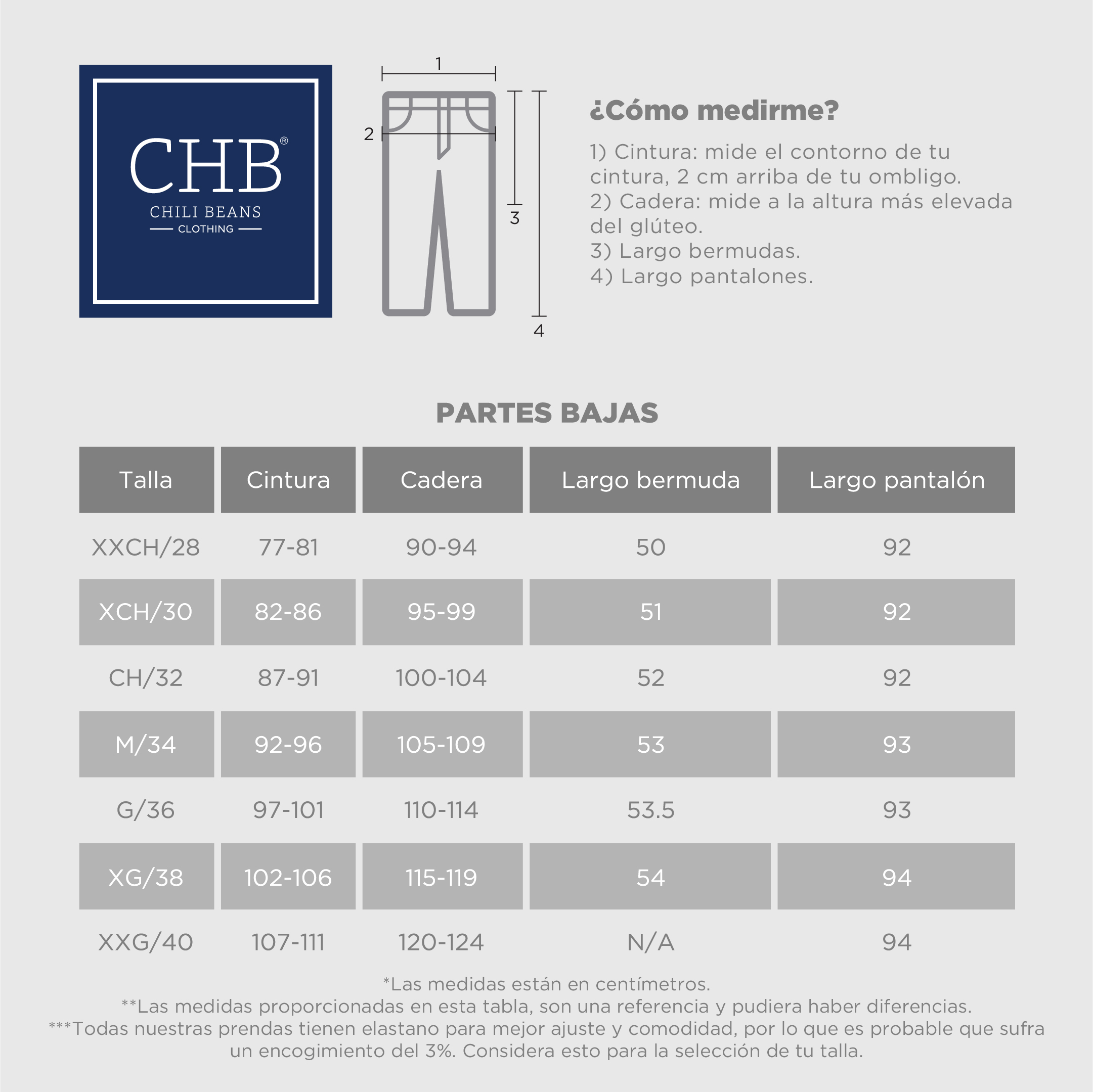 Bermuda De Gabardina Color Verde Militar Para Hombre CHB Chili Beans Clothing Co..