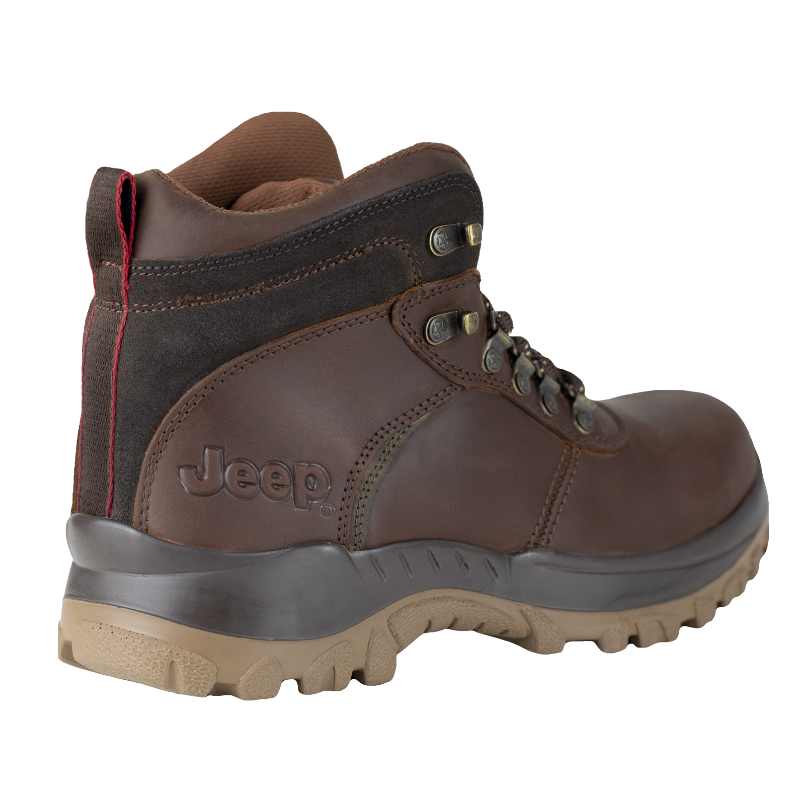 Bota De Seguridad Industrial Trabajo Jeep Hombre 18000 Bronce.
