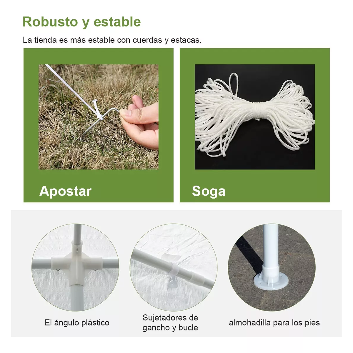 Toldo Reforzado Tienda De Negocios Carpa Simple Blanco 3×3m