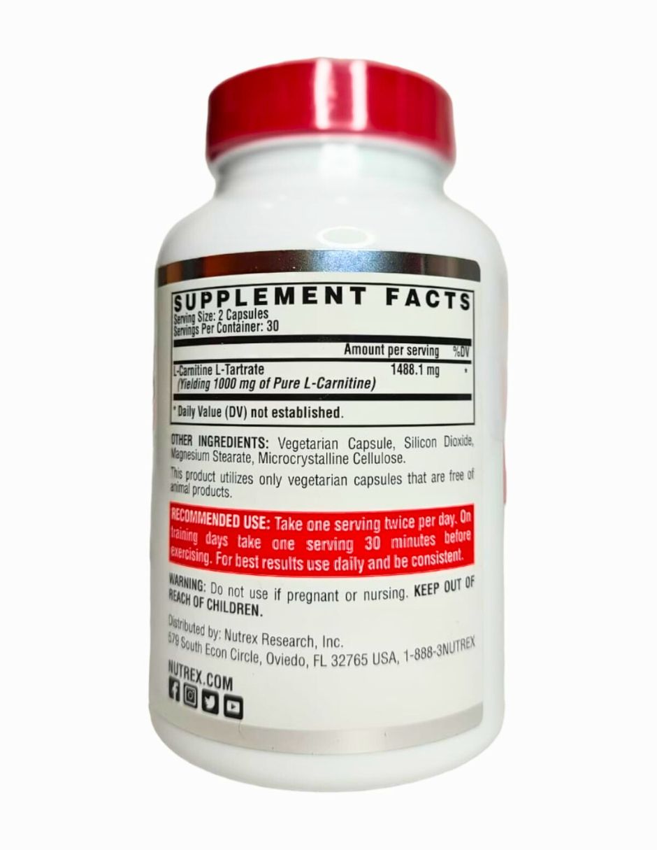 L-Carnitina Lipo 6 Nutrex 60 caps