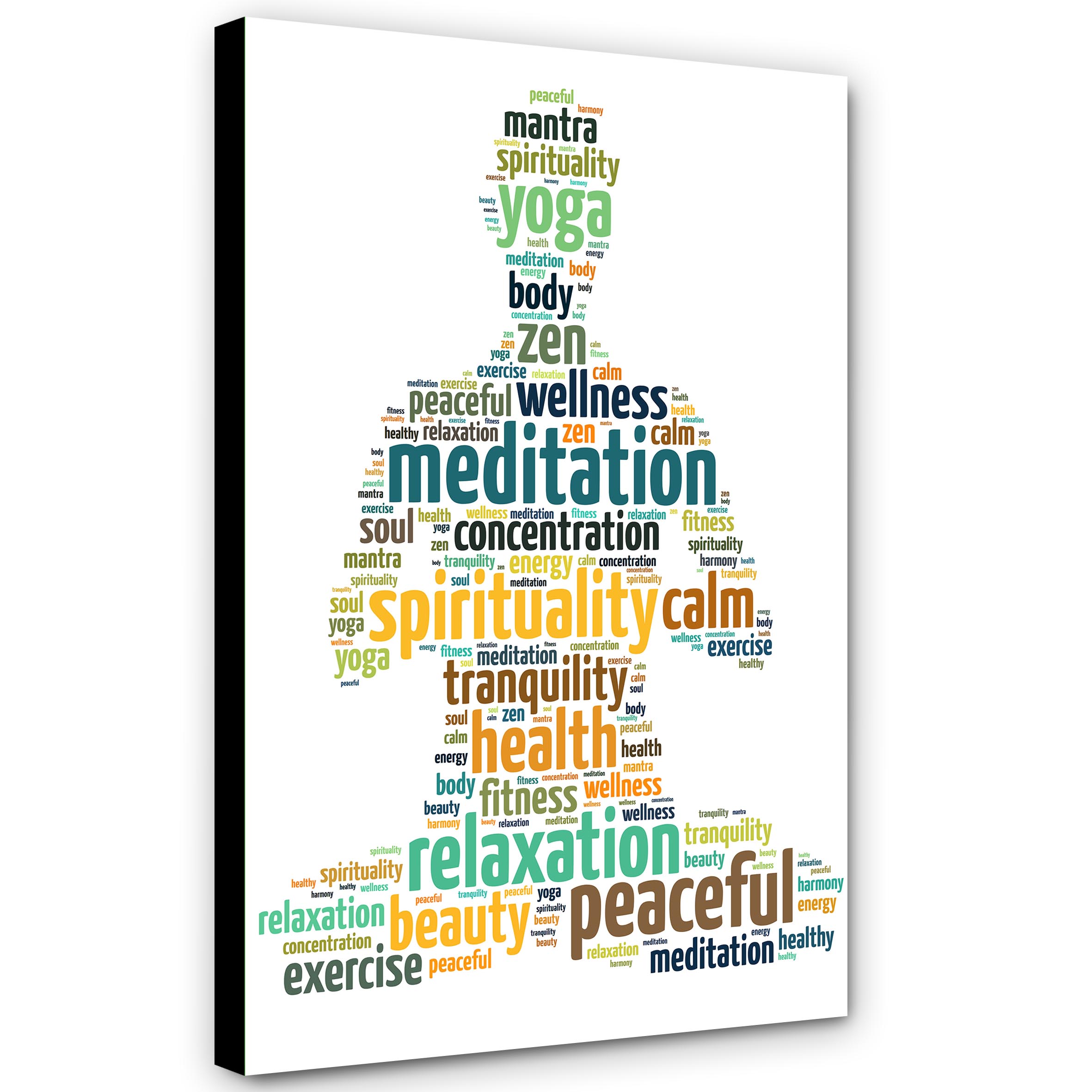 Cuadro Decorativo Moderno para Pared Buda Yoga Zen Arte para Sala y Recámara